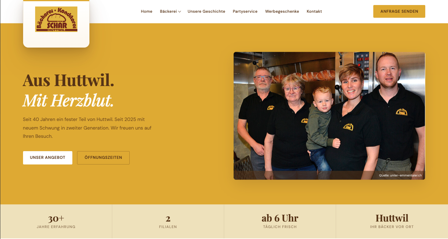 Website-Vorschau Schär-Beck